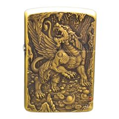 Bật lửa xăng đá Zorro Vỏ Dày Khắc Hình 3D Z902S-H