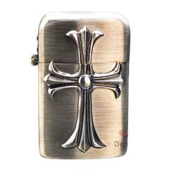 Bật Lửa Ronson Ốp Emblem Cây Thánh Giá R12