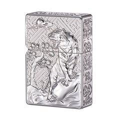 Bật lửa xăng đá Zorro bọc vỏ dày ốp hình Hổ gầm Z-KJ1018