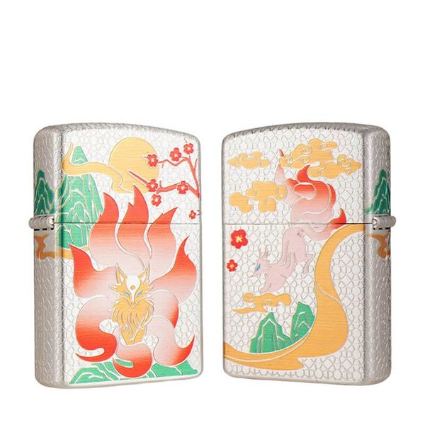 Bật lửa xăng đá Zorro hình Hồ Ly 9 đuôi bản giới hạn Z2-1137