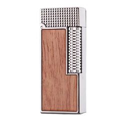 Bật lửa xăng đá chính hãng Zorro sơn mài đen dáng nhỏ Z728