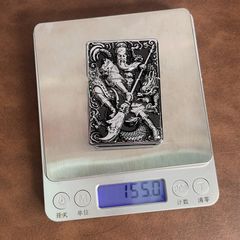 Bật lửa xăng đá Zorro bọc vỏ dày khắc nổi tướng Quan Vũ Z-KJ1005