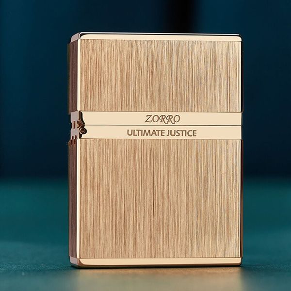 Bật lửa xăng đá chính hãng Zorro vỏ dày vân xước ZL7