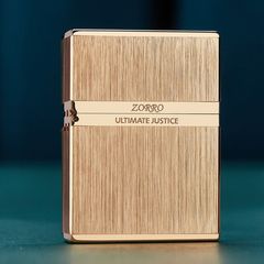 Bật lửa xăng đá chính hãng Zorro vỏ dày vân xước ZL7