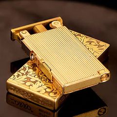 Bật lửa xăng đá chính hãng Zorro cần gạt nắp trượt Z739