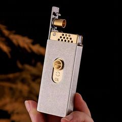 Bật lửa xăng đá chính hãng Zorro cần gạt nắp trượt Z739