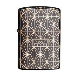 Bật lửa Zorro hoa văn kim cương mạ vàng bản giới hạn Z2-1080