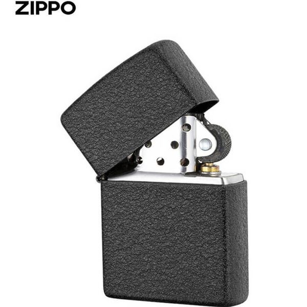 Bật lửa zippo chính hãng sơn mài đen Z01