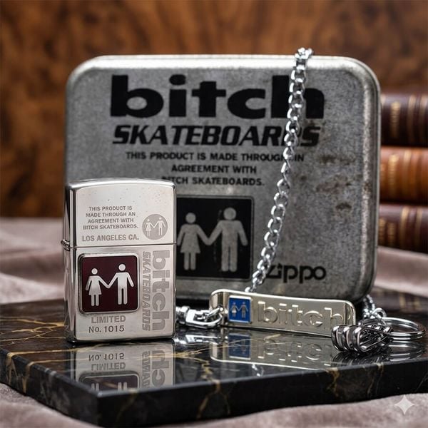 Zippo 1996 Emblem Bitch C156