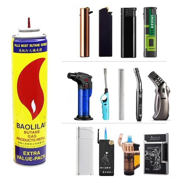 Bình ga dùng cho bật lửa BAOLILAI Phụ Kiện Bật Lửa/Bếp Khò