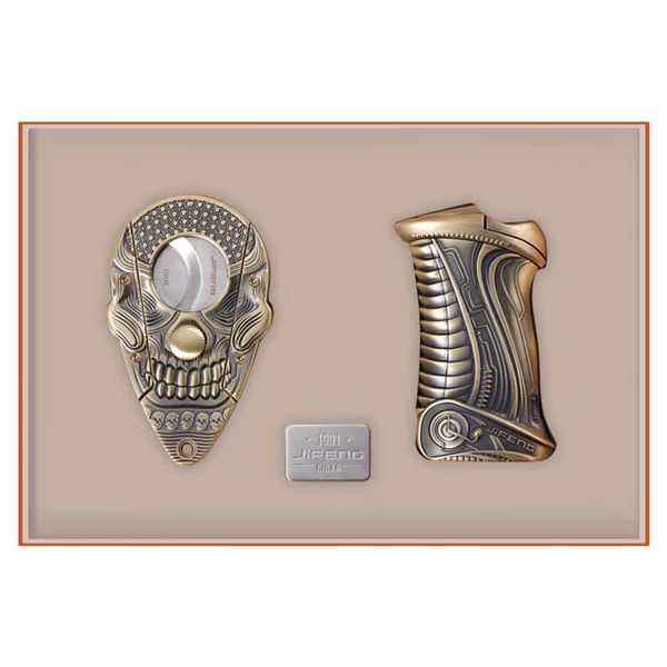 Sét bật lửa và dao cắt 2 món Jifeng TZ 005