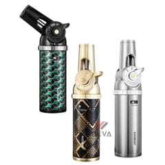 Bật lửa gas Jobon khò 1 tia cổ xoay có khoá gas ZB-8009