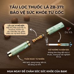 Tẩu đá ngọc xanh dùng cho các loại thuốc Zobo ZB 371