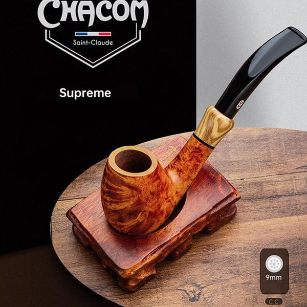 Tẩu Chacom gỗ thạch nam cao cấp Supreme