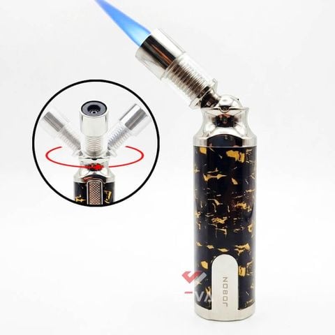 Bật lửa gas Jobon khò 1 tia cổ xoay 360° linh hoạt có khóa gas đa dụng ZB A15