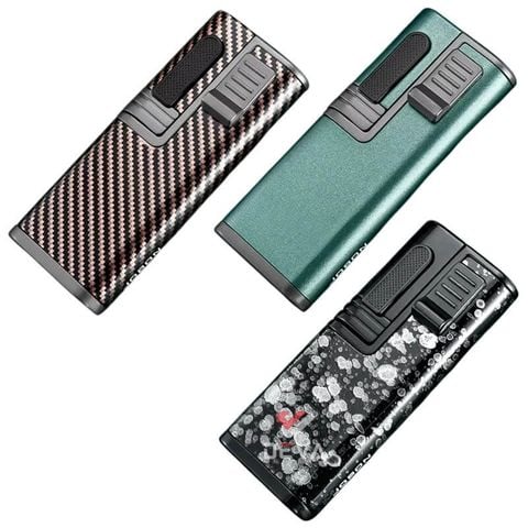Bật lửa gas Jobon khò 1 tia cổ xoay kèm đục Cigar ZB-337