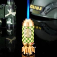 Bật lửa Jobon khò 1 tia hình quả bom có khóa an toàn ZB-570