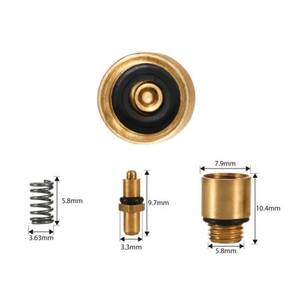 Cụm Van Bơm Gas Của Dupont 2 Lỗ VTD