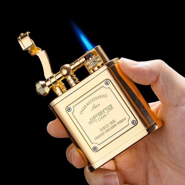 Set Phụ Kiện Xì Gà (Cigar) Jifeng Luxury Gold 5 Món – Đẳng Cấp Quý Tộc