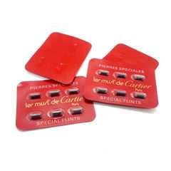 Đá lửa chính hãng Cartier 6 viên special flints DCA