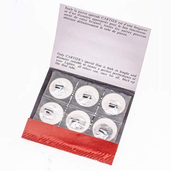 Đá lửa chính hãng Cartier 6 viên special flints DCA