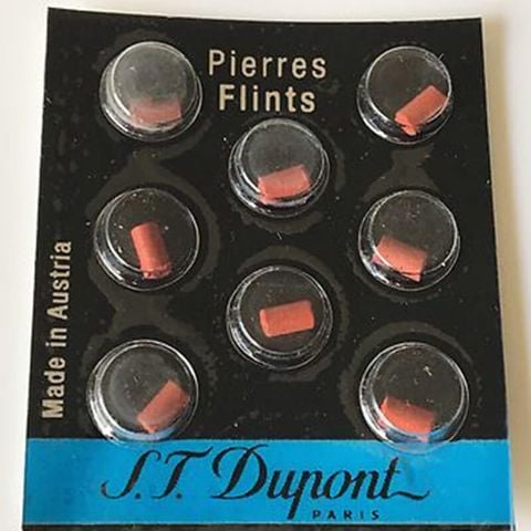 Đá lửa dupont chính hãng vỉ 8 viên màu đỏ DDPH