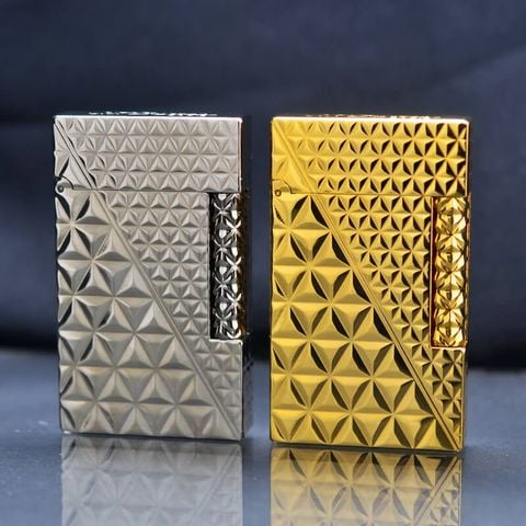 Tìm mua ở đâu bật lửa ST Dupont Hồng Kông Họa Tiết Vân Kim Cương Tam Giác 3D D180