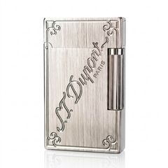 Dupont Vân Xước Khắc Chìm Hoa Văn Góc Dòng Chữ Chéo ST Dupont D32