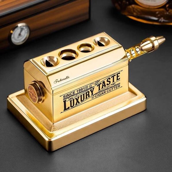 Set Phụ Kiện Xì Gà (Cigar) Jifeng Luxury Gold 5 Món – Đẳng Cấp Quý Tộc