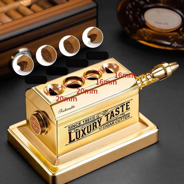 Set Phụ Kiện Xì Gà (Cigar) Jifeng Luxury Gold 5 Món – Đẳng Cấp Quý Tộc