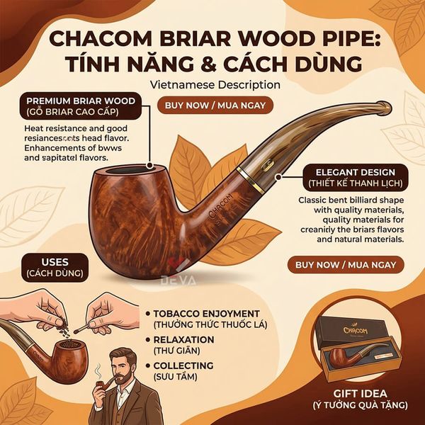 Tẩu Chacom Savane N42S