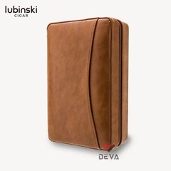 Bao da đựng Cigar 4 điếu Lubinski/Cohiba kèm bật lửa và dao cắt T116