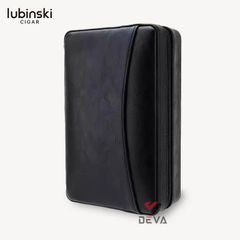 Bao da đựng Cigar 4 điếu Lubinski/Cohiba kèm bật lửa và dao cắt T116