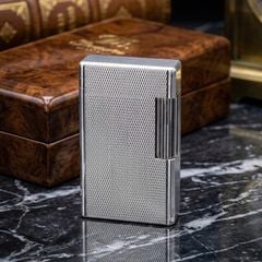 S.T. Dupont Ligne 1 (1 Lỗ) – Bọc Vàng 20 Microns – Họa Tiết Vân Kim Cương Nhỏ Diamond Head DPH70