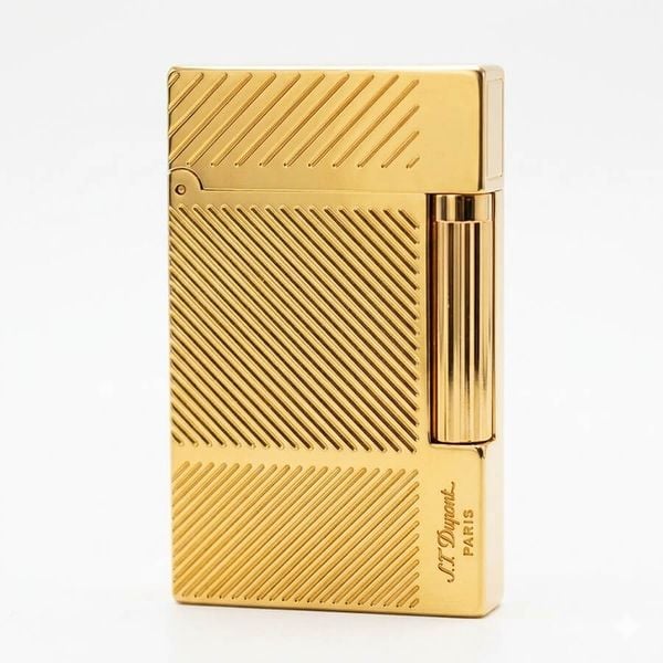 Bật lửa ST Dupont kẻ chìm vân chéo D93