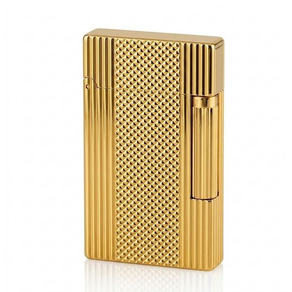 Dupont 2 Lửa Kẻ Sọc Bên Hoạ Tiết Vân Kim Cương D148