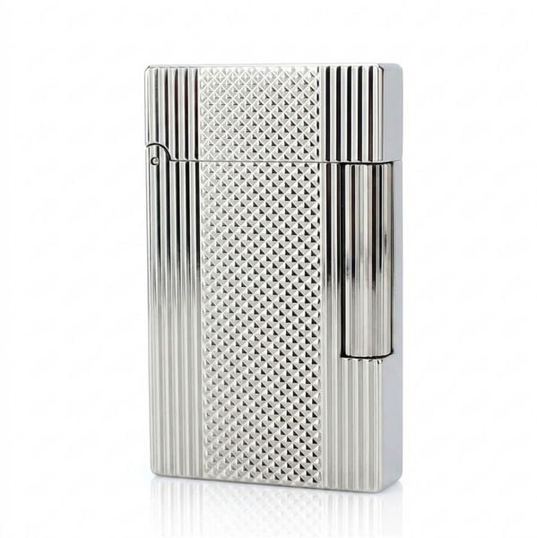 Dupont 2 Lửa Kẻ Sọc Bên Hoạ Tiết Vân Kim Cương D148