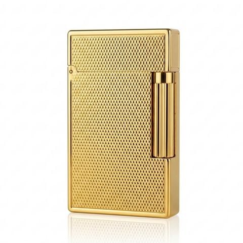 Bật lửa ST Dupont trắng ô vuông D139