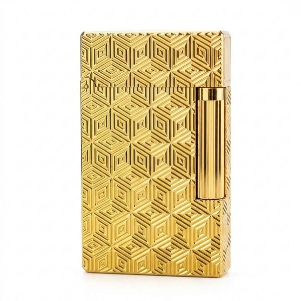 Bật lửa ST Dupont Hong Kong ô vuông đẹp D98