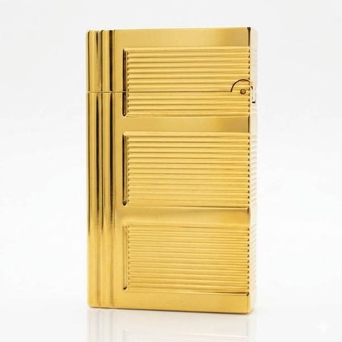 Bật lửa Dupont vàng kẻ ngang D104