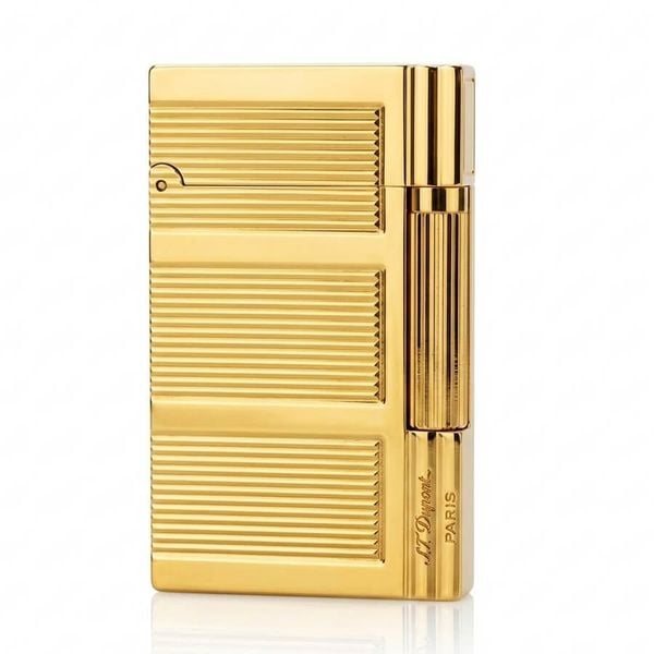 Bật lửa Dupont vàng kẻ ngang D104