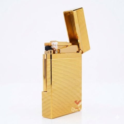 Dupont Hồng Kông Xăng Đá Hoạ Tiết Vân Kẻ Ngang Nổi D217-DX