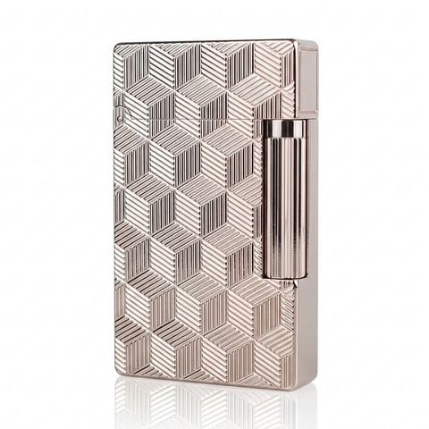 Bật lửa Dupont ô vuông 3D mã D49
