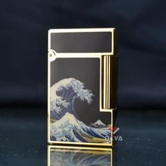 Dupont Hồng Kông Sơn Mài Chủ Đề Bức Tranh Sóng Lừng Ở Kanagawa D213