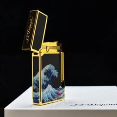 Dupont Hồng Kông Sơn Mài Chủ Đề Bức Tranh Sóng Lừng Ở Kanagawa D213