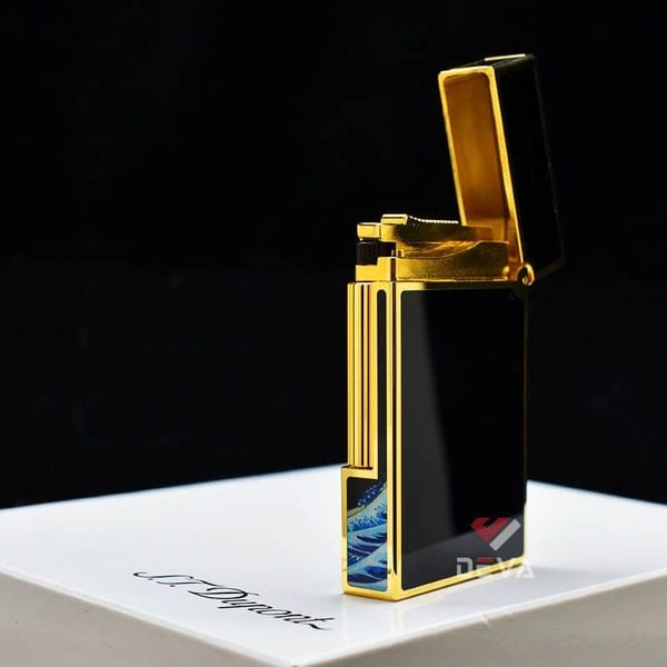 Dupont Hồng Kông Sơn Mài Chủ Đề Bức Tranh Sóng Lừng Ở Kanagawa D213