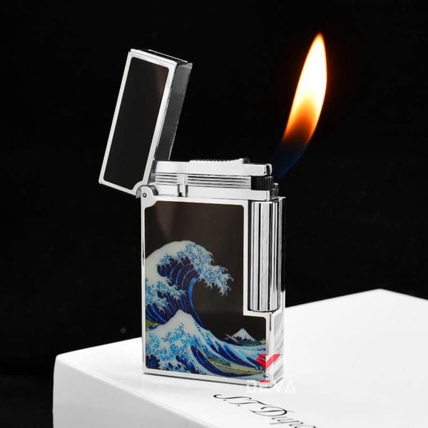 Dupont Hồng Kông Sơn Mài Chủ Đề Bức Tranh Sóng Lừng Ở Kanagawa D213