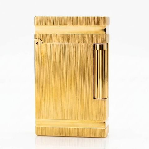 Bật lửa Dupont vàng xước D55