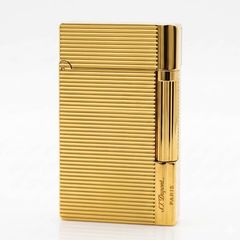 Bật lửa Dupont kẻ ngang viền dọc vàng hồng D212