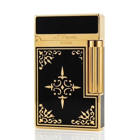 Bật lửa dupont sơn mài hoa văn D91